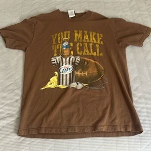 Large brown shirt